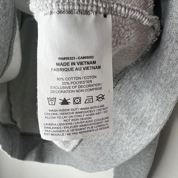 Nike Grey Logo Pullover Sweatshirt Size Small - Picture 4 of 7